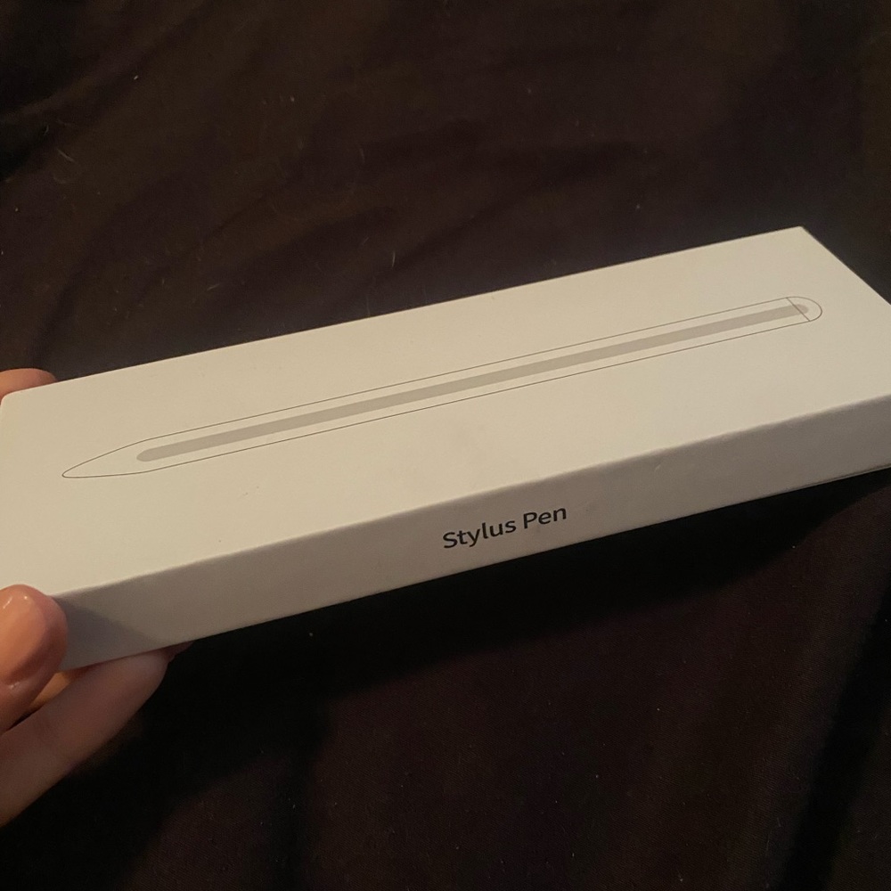 White stylus pen